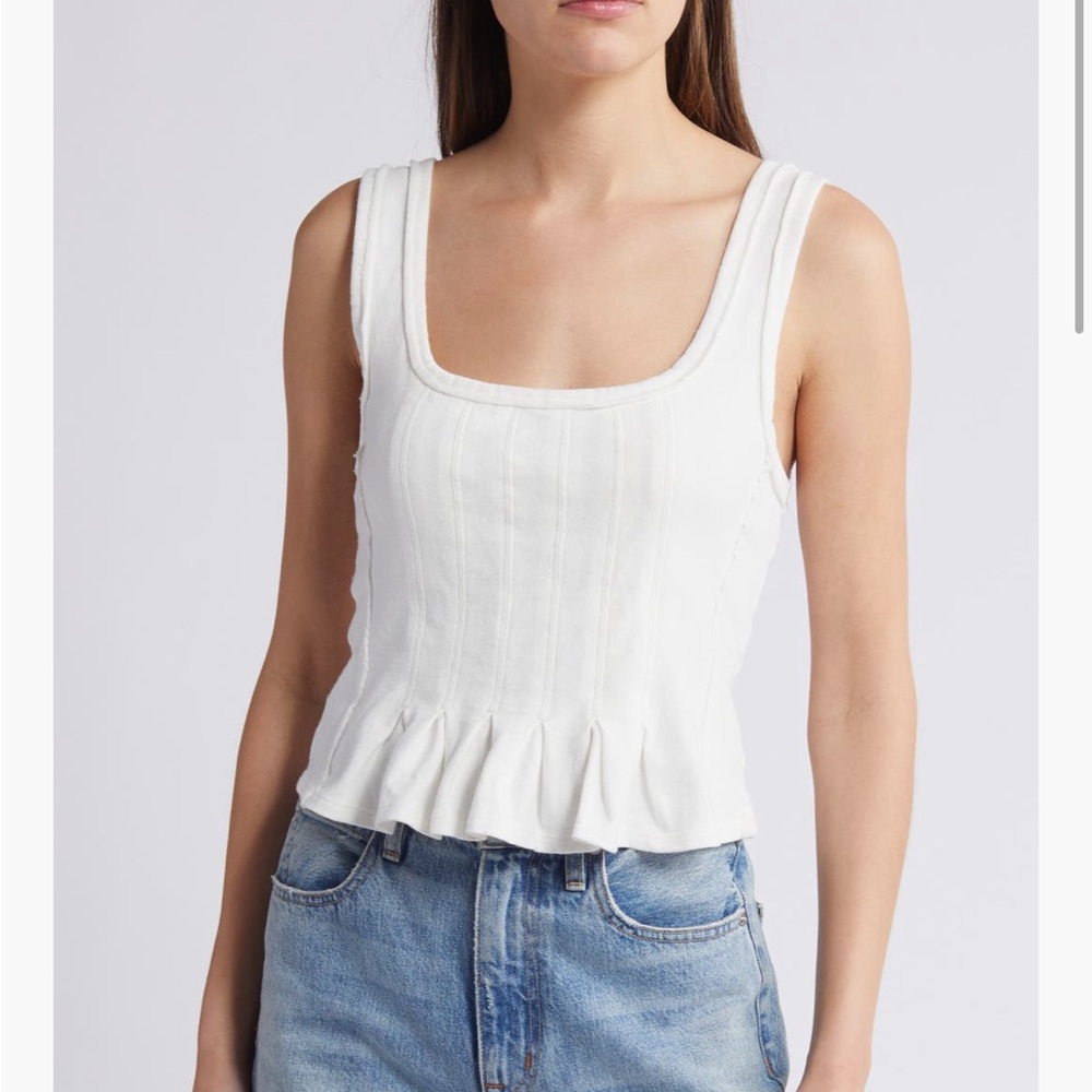 Free People Roller Peplum Tank Top